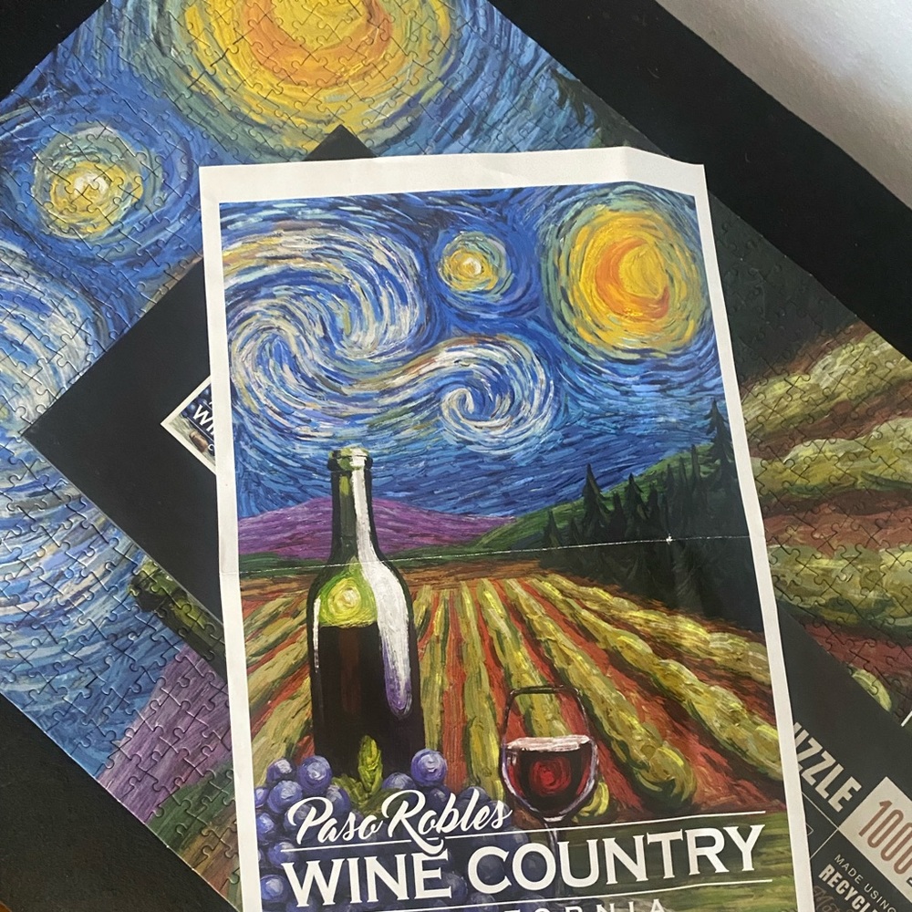 Jigsaw puzzle, 1000 pieces, Paso Robles Wine Country